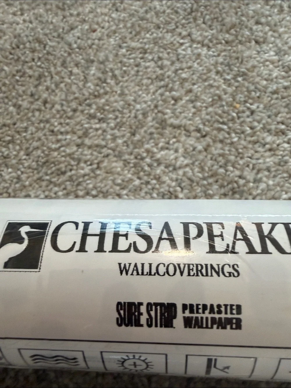 Chesapeake Wallpaper. Madeline Blue Dot. 2 brand new rolls.